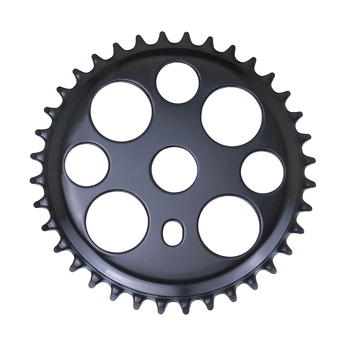 Lowrider Lucky 7 Steel Chainring 1/2 X 1/8 36t Black.